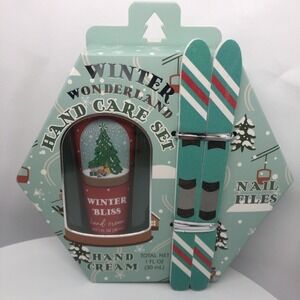 Winter Wonderland Hand Care Set Lotion Nail Files Great Stocking Stuffer Easter‎